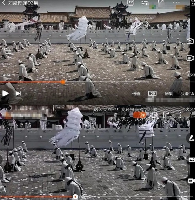 Ê-kíp phim cổ trang Trung Quốc xin lỗi vì ăn cắp cảnh quay Ê-kíp phim cổ trang Trung Quốc xin lỗi vì ăn cắp cảnh quay