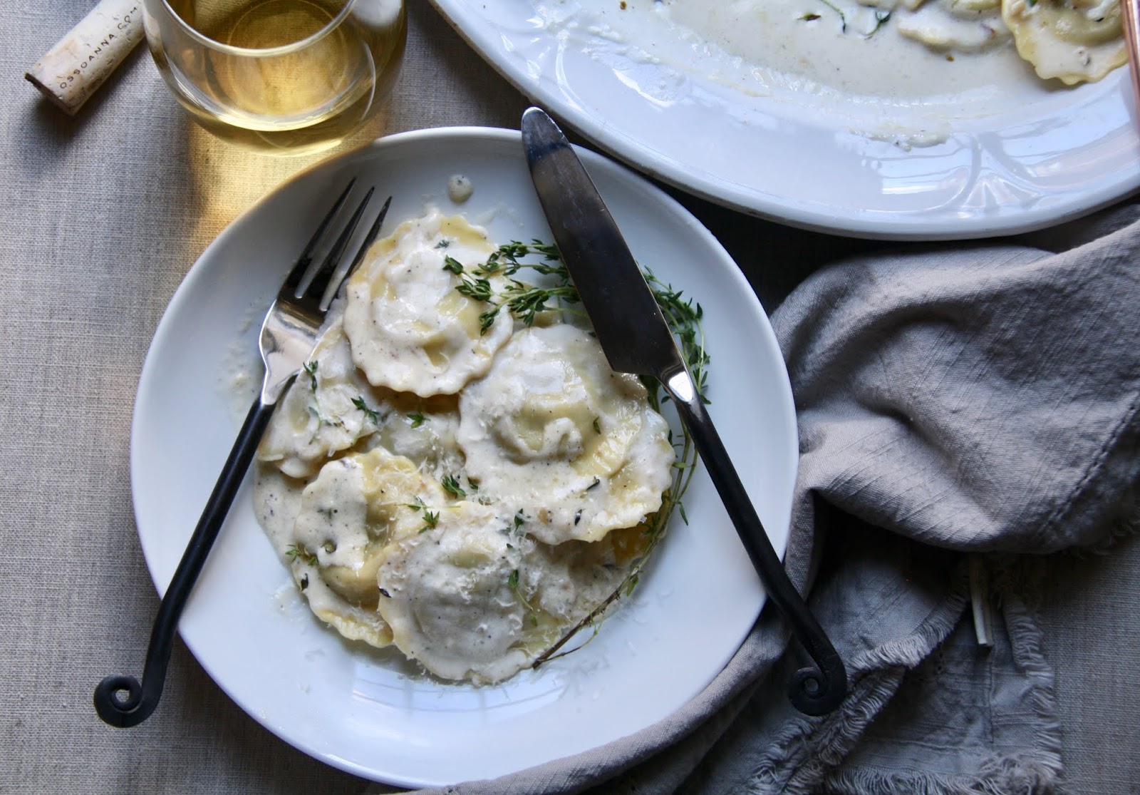 salted sugared spiced™ Mushroom Ravioli Al Forno