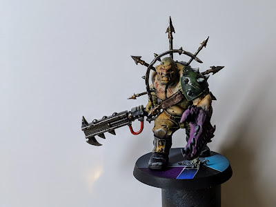 Weathering the shoulder pad was frustrating Finished Ogryn before OSL