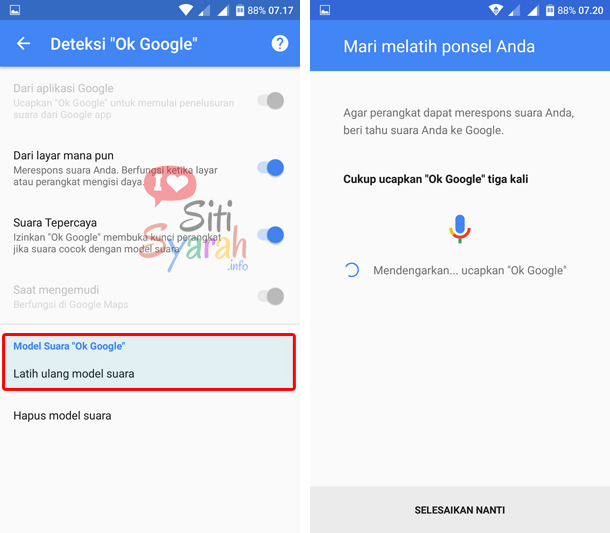 membuka kunci android dengan suara