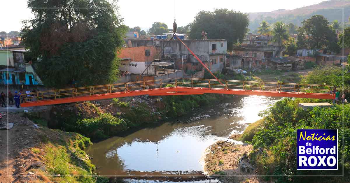 Belford Roxo instala passarela de 37