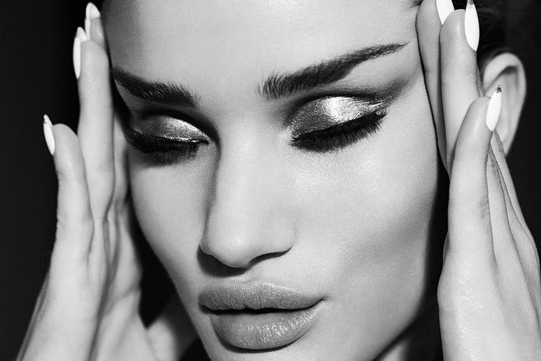 Rosie Huntington-Whiteley photographed by Emma Summerton for Violet Grey June 2014 issue - old school Hollywood glamour
