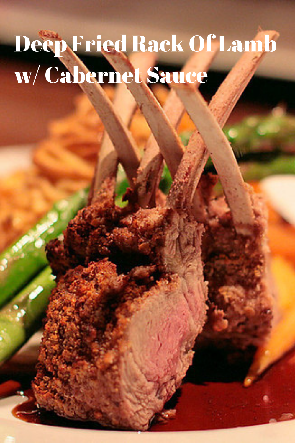 Deep Fried Rack Of Lamb w/ Sauce