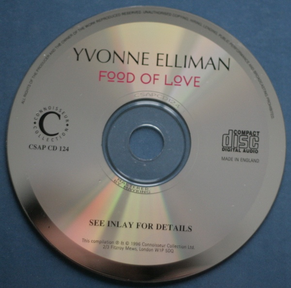 Yvonne Elliman - 1973 - Food Of Love (1996 Reissue) .