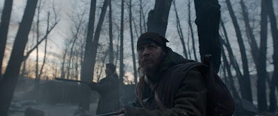 Tom Hardy and Will Poulter in The Revenant