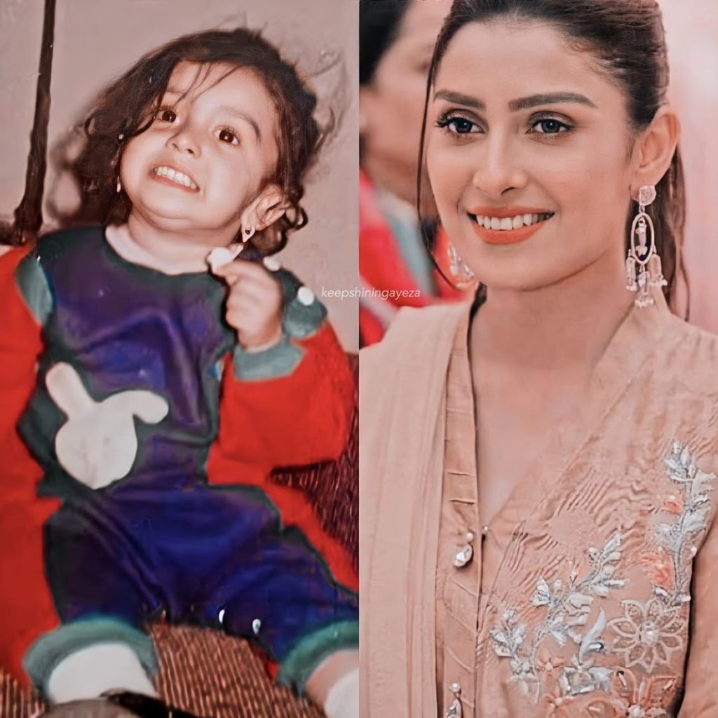 Ayeza Khan Amazing Transformation from Adorable Kid to Successful Superstar