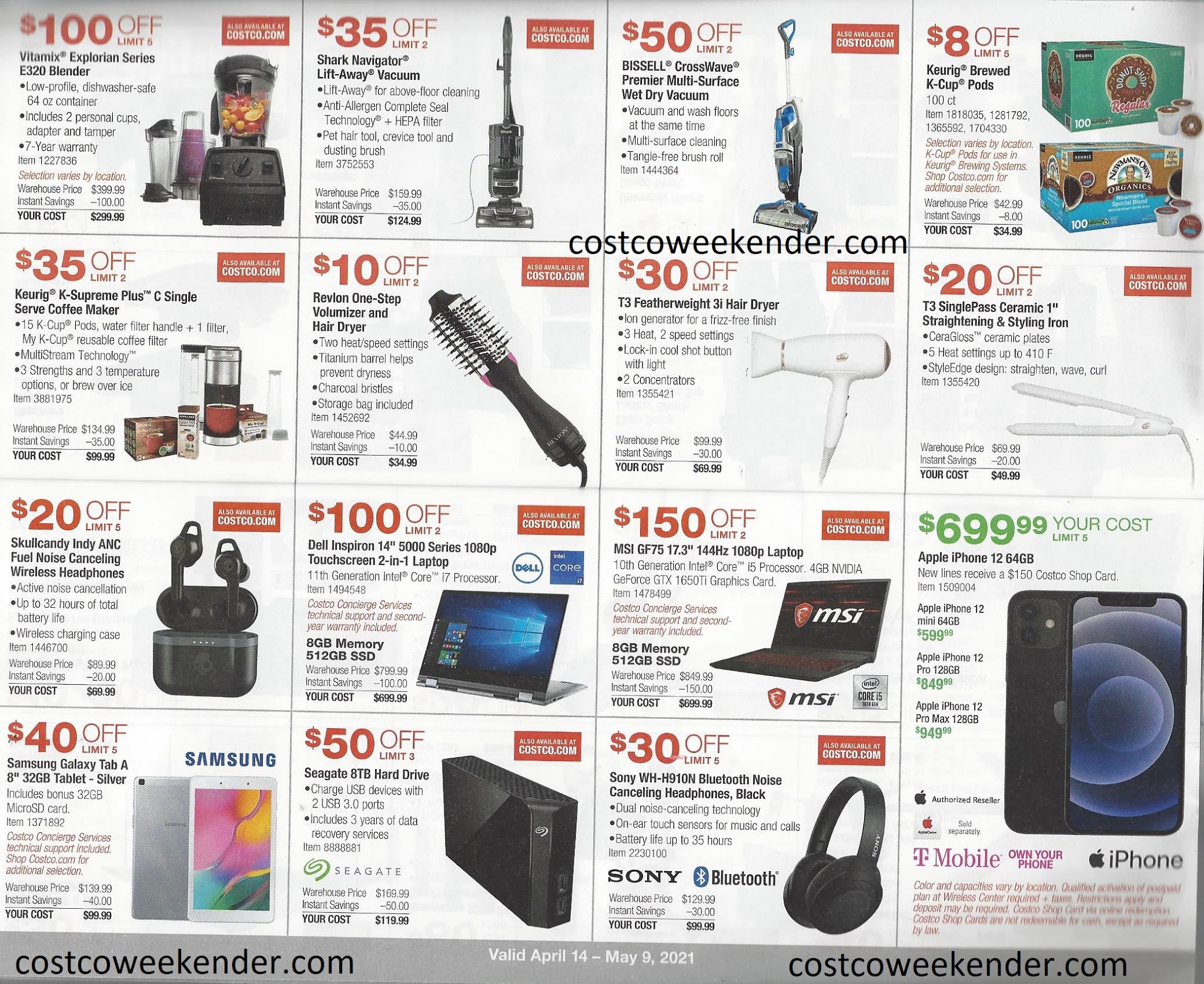 April 2021 Costco Coupon Book Costco Weekender