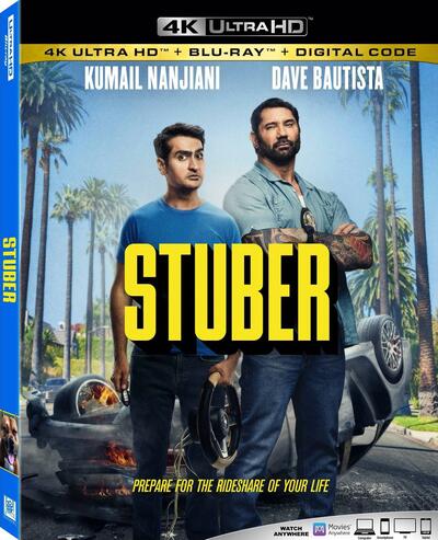 Stuber (2019) 2160p HDR BDRip Dual Latino-Inglés [Subt. Esp] (Comedia. Acción)
