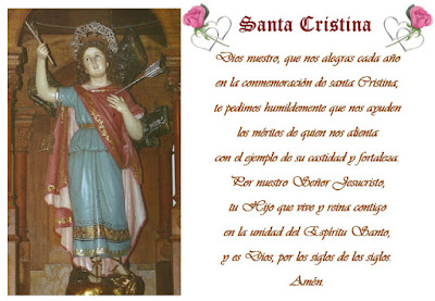 Resultado de imagem para santa cristina