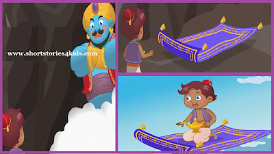 Aladdin and the magic lamp short story with picture and pdf download