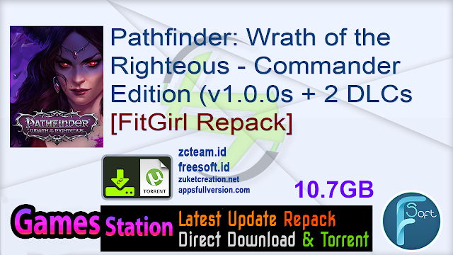 Pathfinder: Wrath of the Righteous - Commander Edition (v1.0.0s + 2 DLCs + Bonus Content, MULTi6) [FitGirl Repack, Selective Download - from 10.1 GB]
