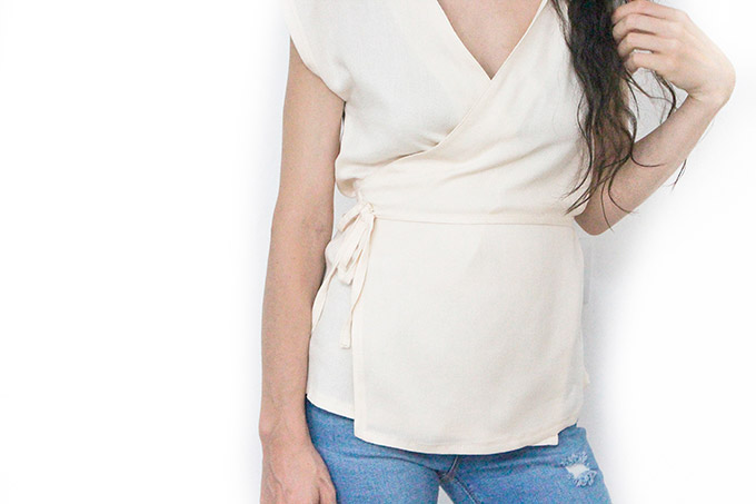 DIY BLUSA ENVOLVENTE como-coser-blusa-cruzada-facil