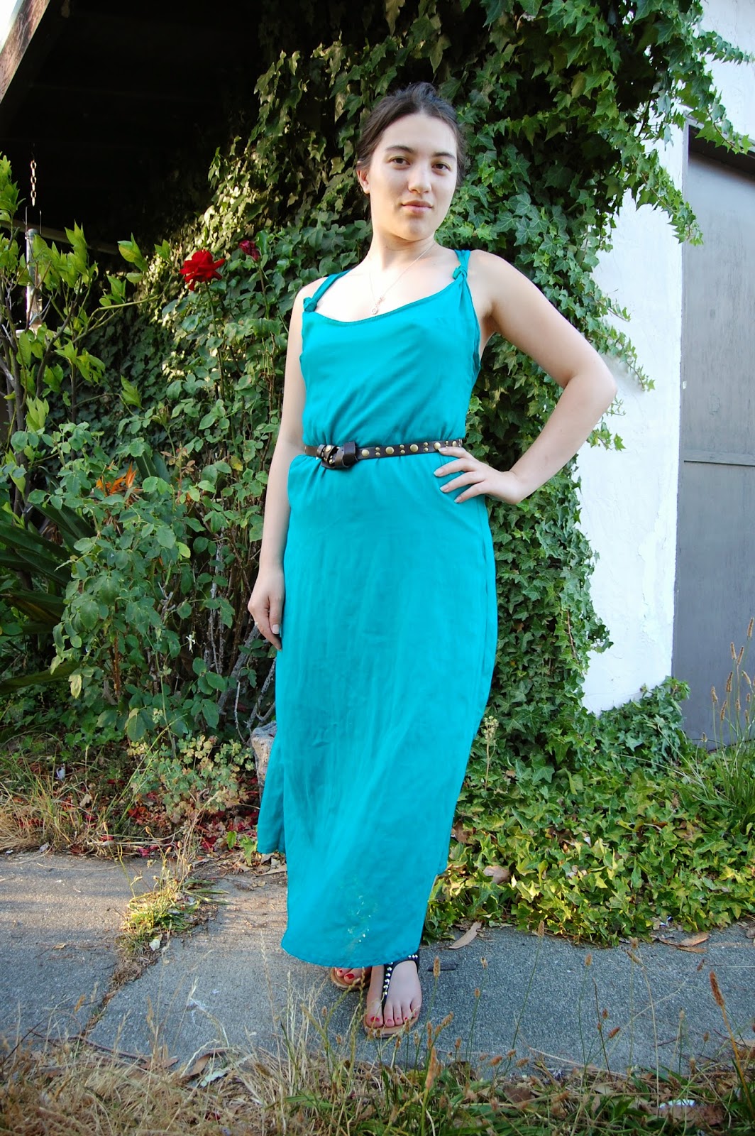 Refashion Co-op: Summer Green Dress
