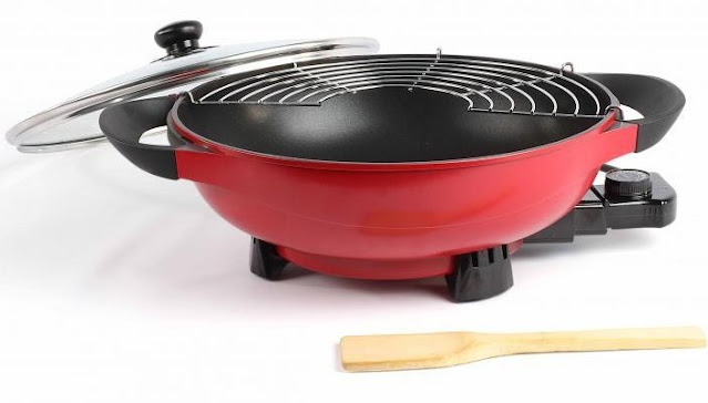 5 electrocasnice mici foarte utile: Wok electric, Set plita electrica si 6 mini-tigai Wok , Aparat pentru iaurt, Tigaie electrica, Aparat vafe