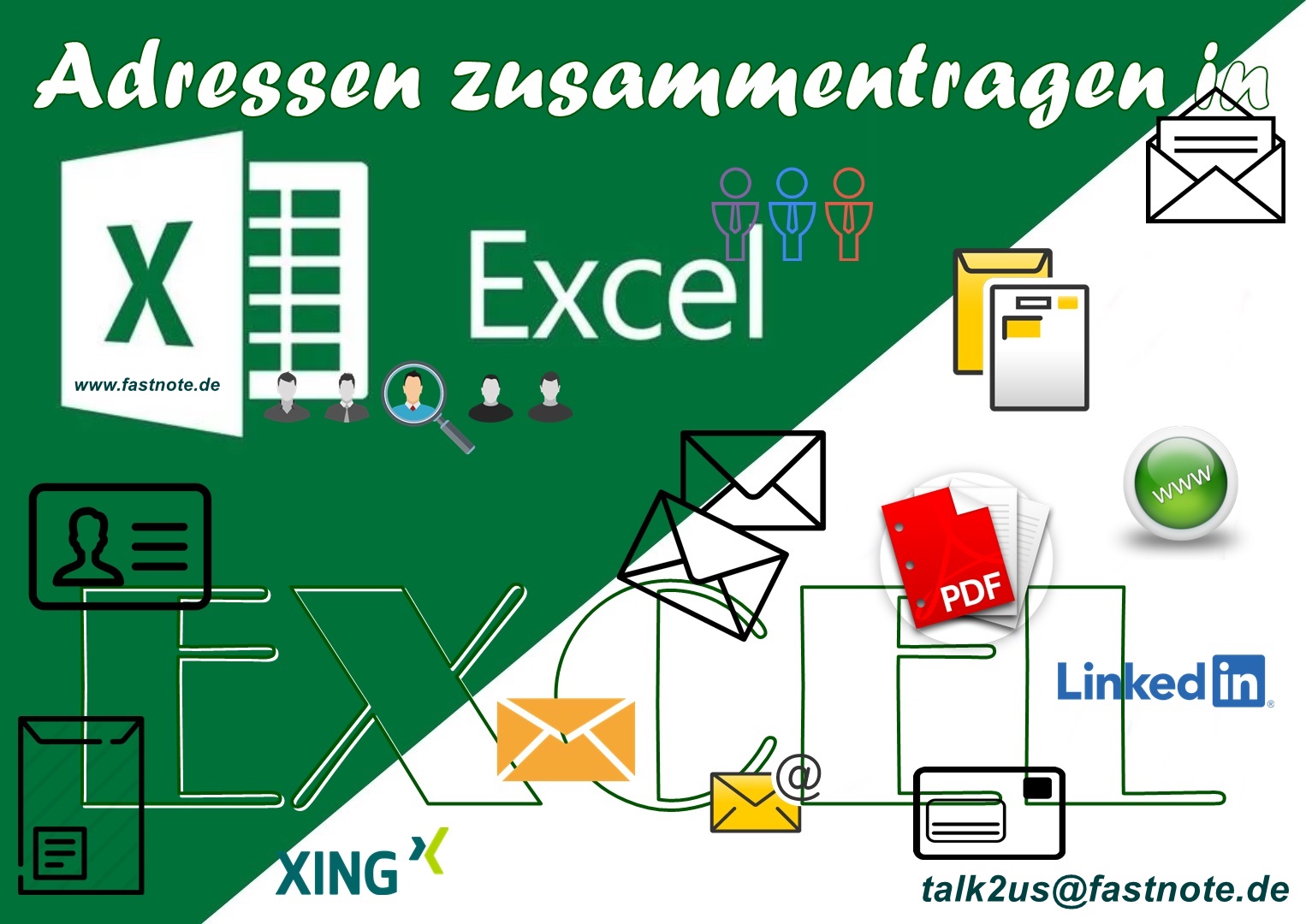 Adresserfassung: Adressen zusammentragen in Excel Adresserfassung: Adressen zusammentragen in Excel