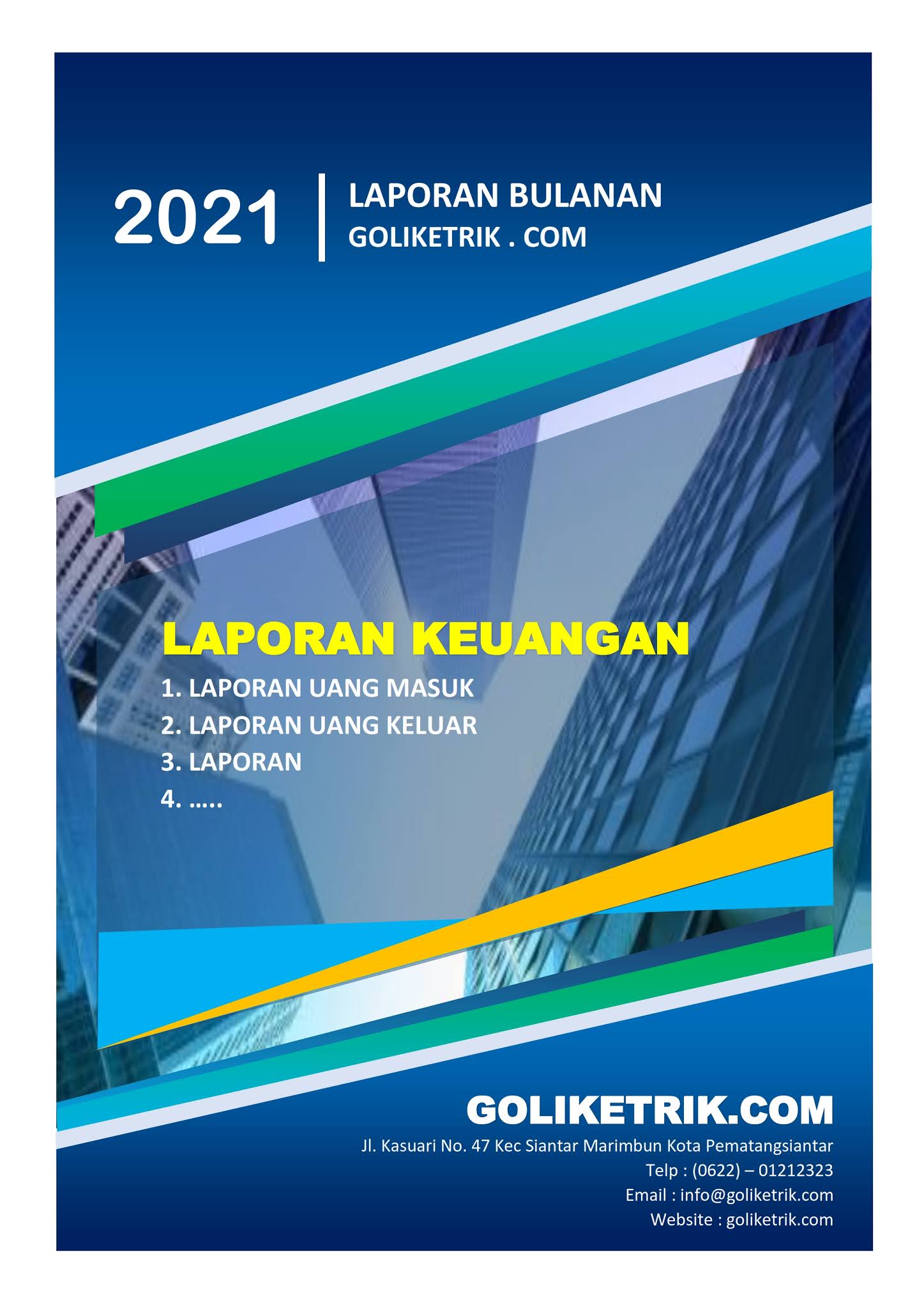 Download Template Cover Laporan