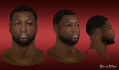 NBA 2K13 Dwyane Wade Cyberface Mod