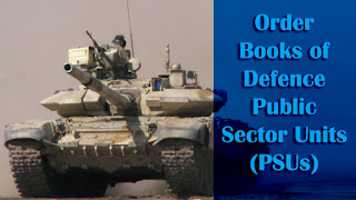 Order Books of Defence Public Sector Units (PSUs)