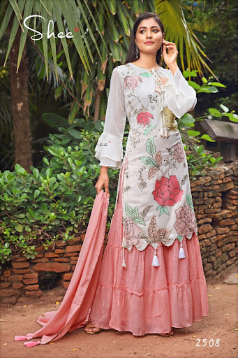 readymade sharara suits