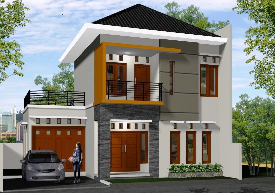 50 Warna cat depan rumah kayu yang elegan
