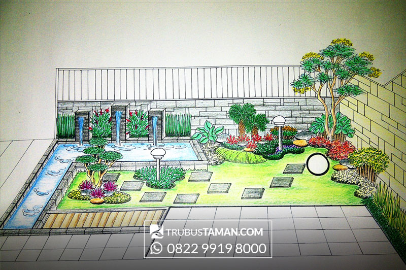 Galery Desain Sketsa - Jasa Tukang Taman jakarta