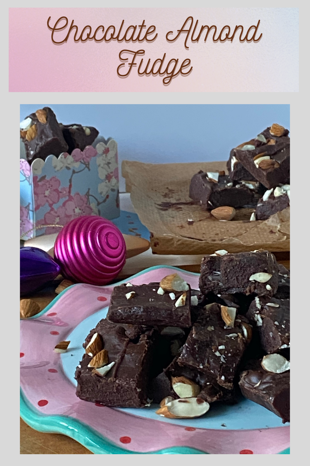 Chocolate Almond Fudge simply.food