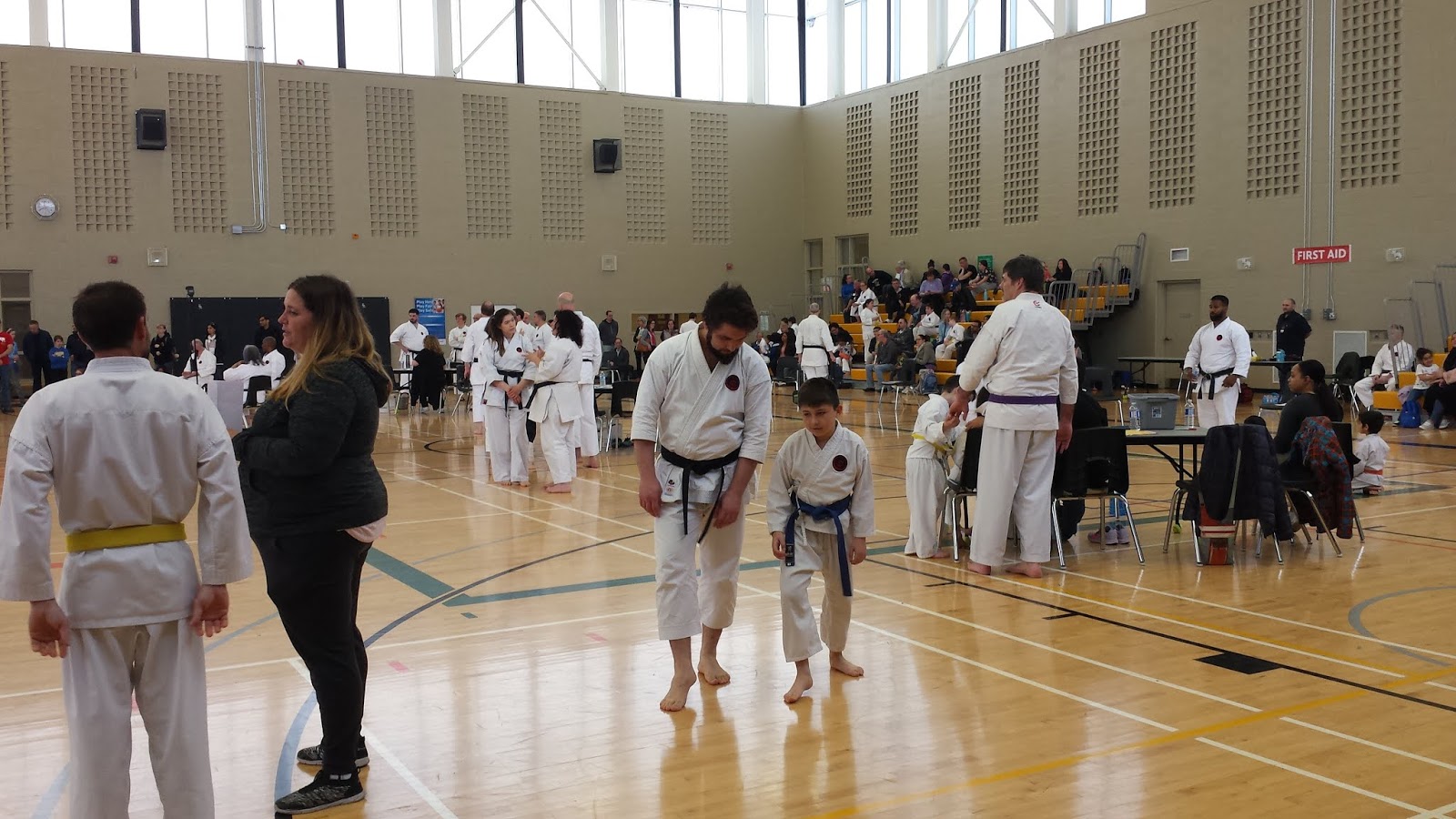 Victoria West Karate Tournament in Burlington, Ontario, Canada