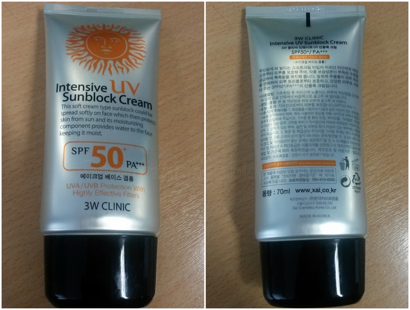 Sunscreen 3w clinic 3W Clinic