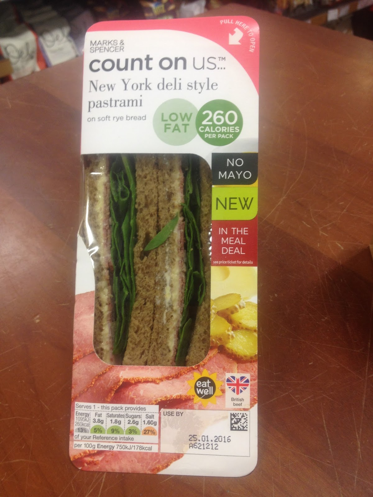 Kit Marsden's Blog Sandwich review New York deli style pastrami from