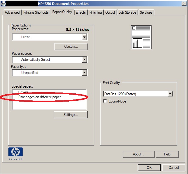I'm Learning Print Mail Merge to Alternating pages in Word 2007 (HP