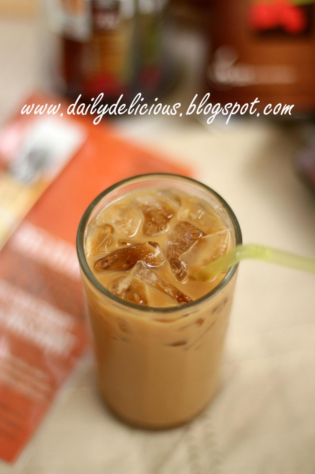 dailydelicious Starbucks "VIA" Iced Coffee with Milk Have your iced coffee and enjoy it!