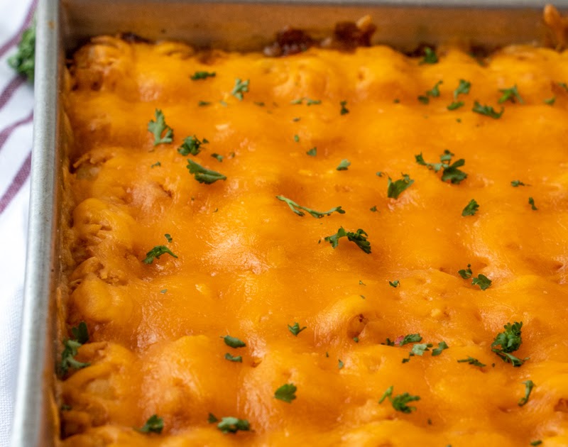 Chili Tater Tot Casserole Served Up With Love