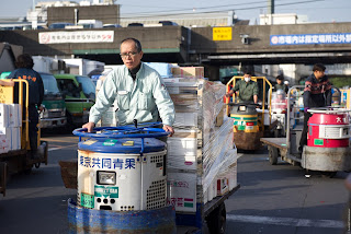 Tsukiji Market - Рыбный рынок Цукидзи, Токио