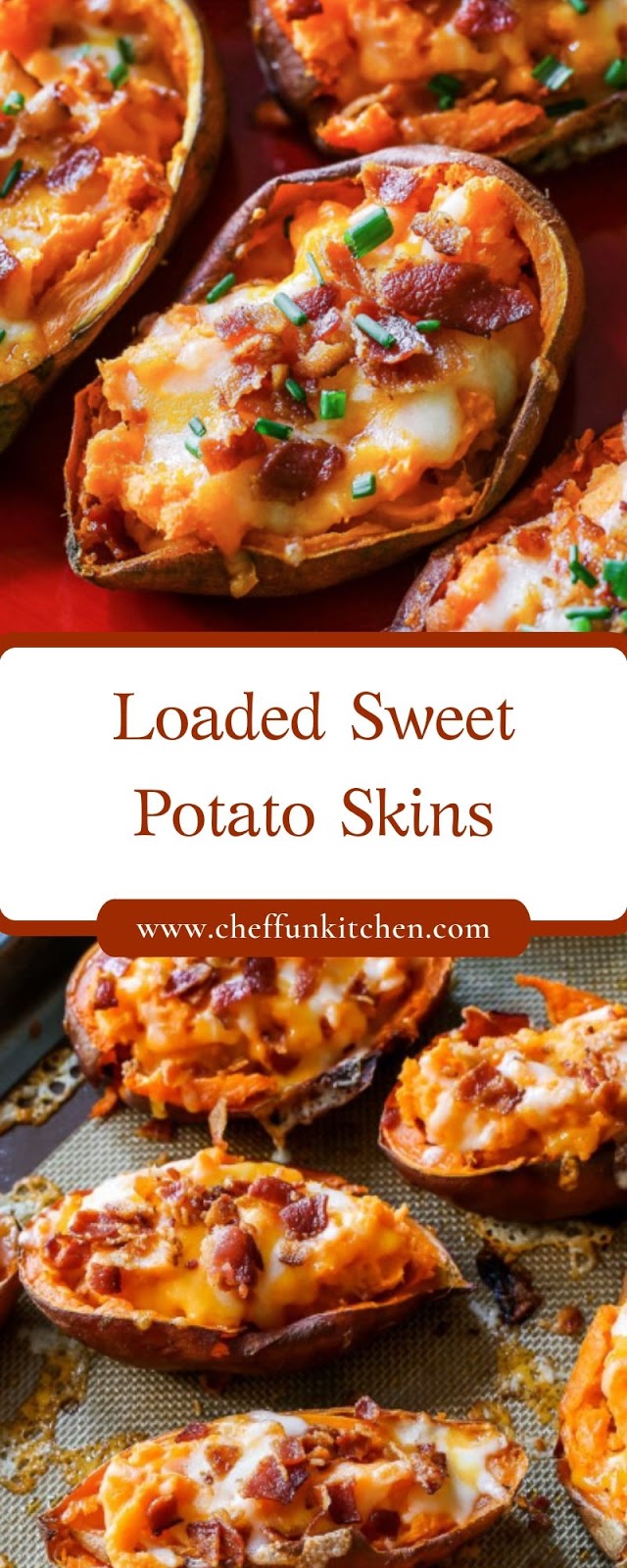 Loaded Sweet Potato Skins Loaded Sweet Potato Skins