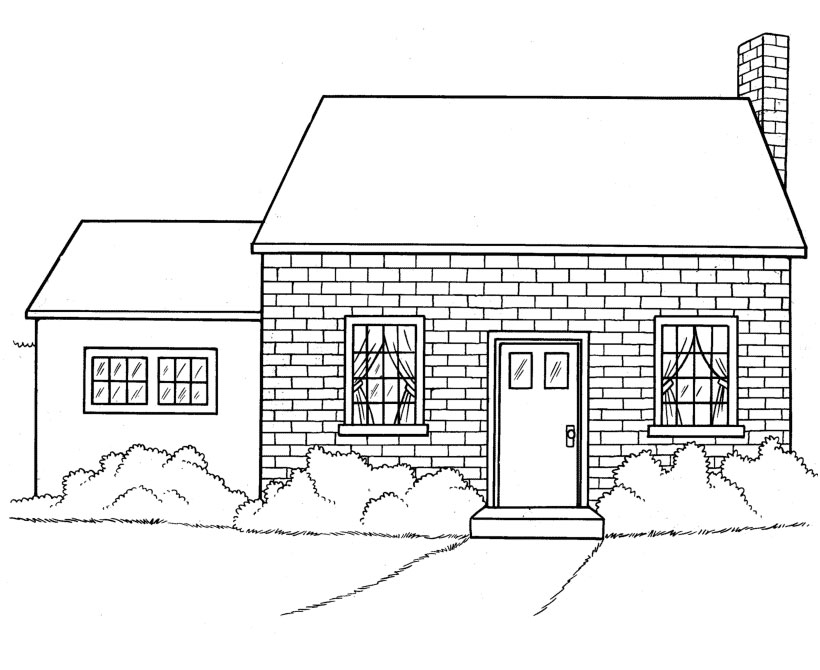 Fancy A Brick House Coloring Page Coloring Pages