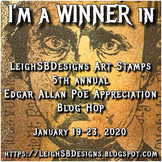 Leigh SB Designs Winner 5th Annual Edgar Allen Poe Appreciation