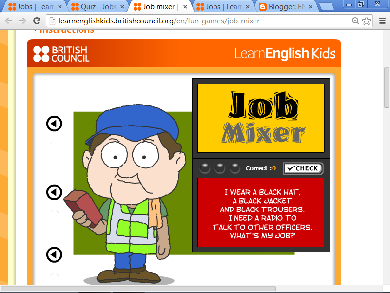 ENGLISH BLOG SECOND GRADE