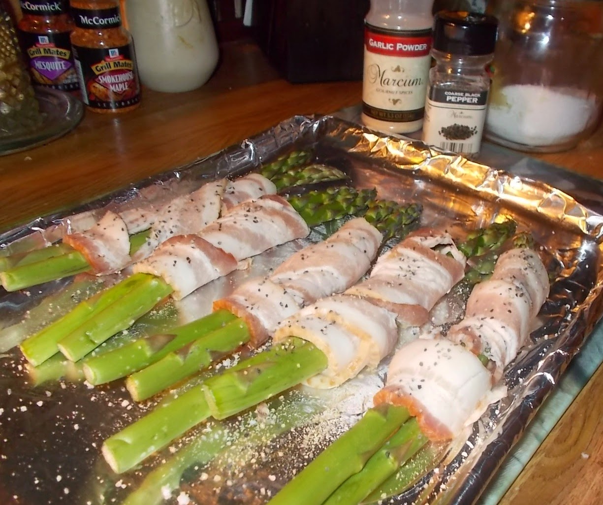 Jancey's Cooking Corner Bacon Wrapped Asparagus