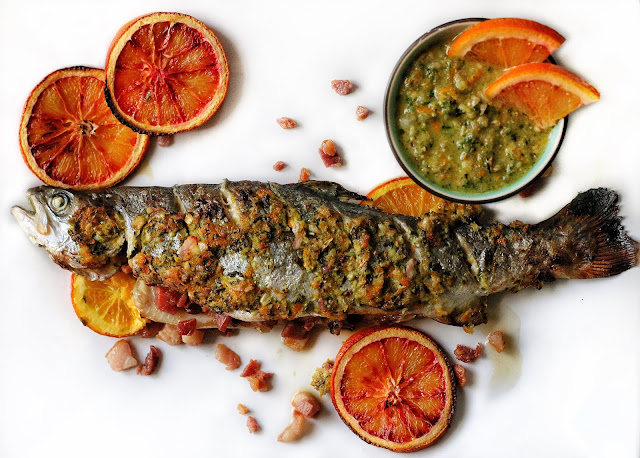 Rainbow Trout with Orange Salsa