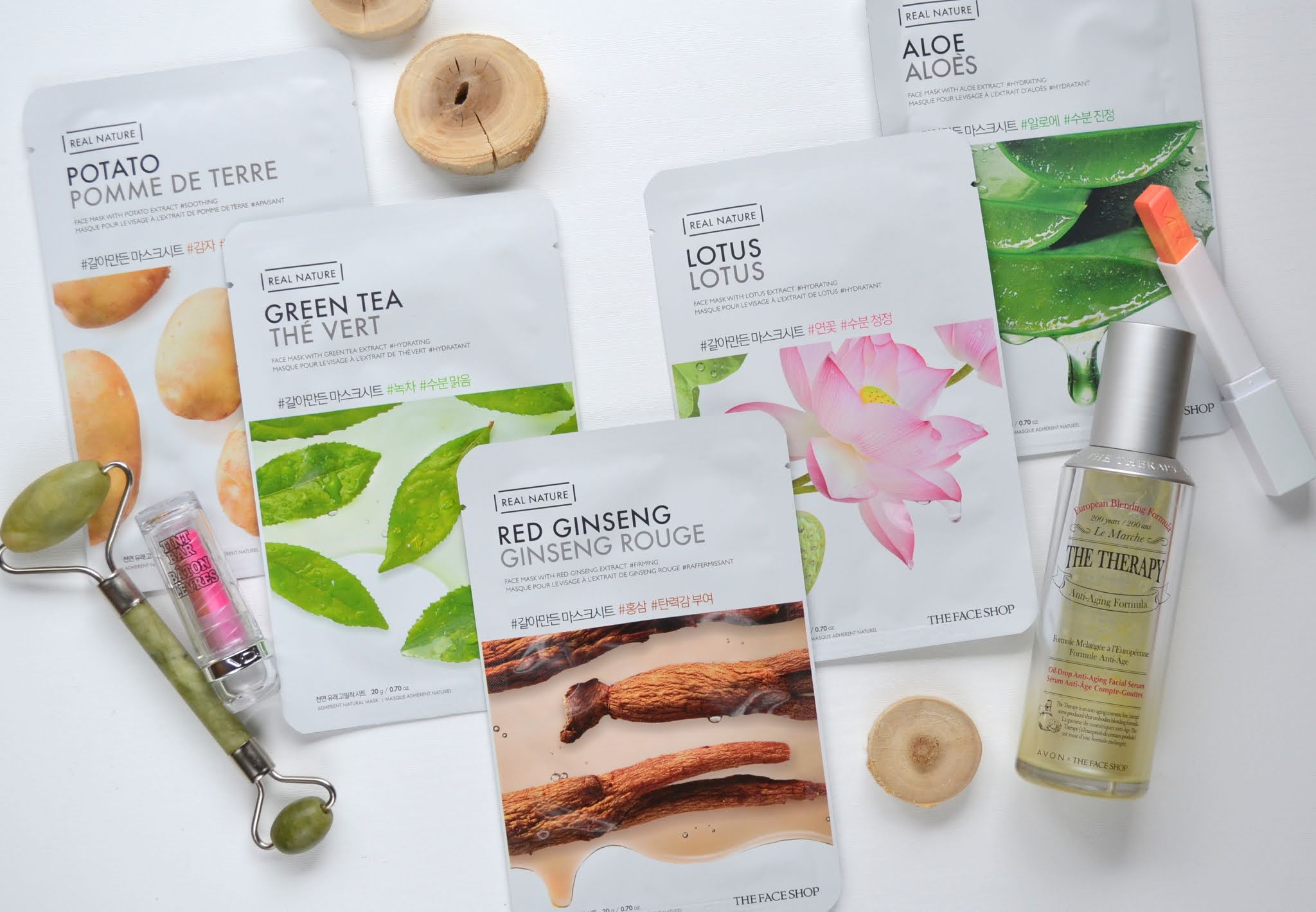Brudgom succes slot SHEET MASK | The Face Shop Real Nature Masks: Lotus, Red Ginger, Green Tea,  Potato and Aloe | Cosmetic Proof | Vancouver beauty, nail art and lifestyle  blog