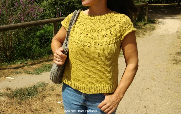 Con hilos, lanas y botones: Ranunculus de verano