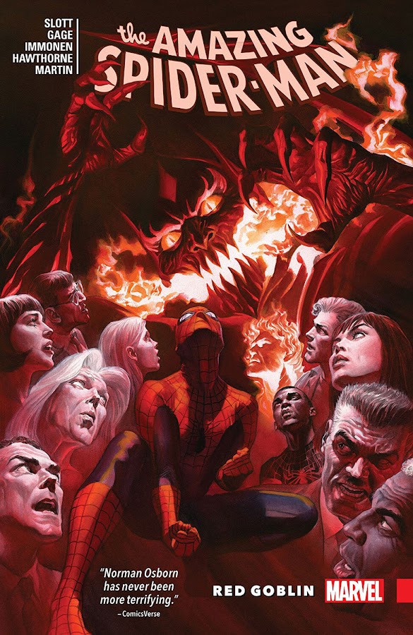 amazing spider man red goblin marvel comics
