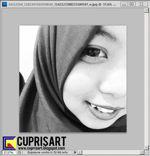 Contoh Gambar Cara Mewarnai Foto Hitam Putih Di Photoshop ...