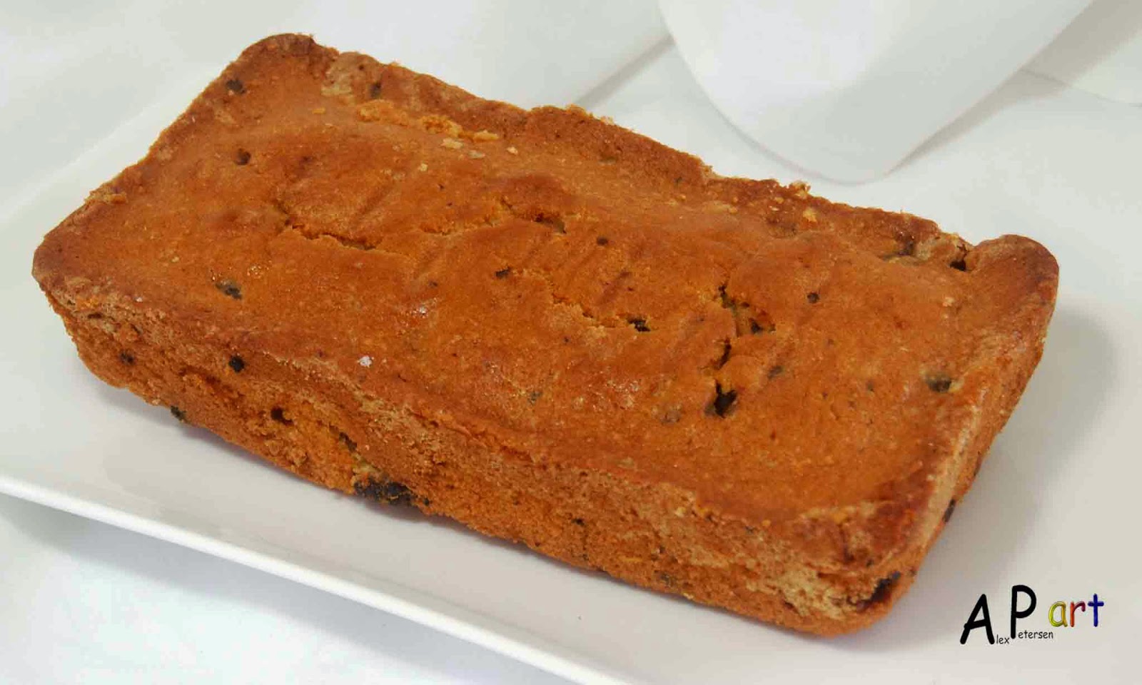 Alex the Contemporary Culinarian Chocolate Chip Fruit and Walnut Loaf