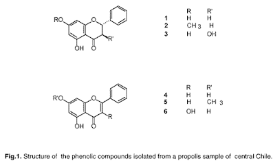 Struktur Kimia Propolis. (Foto : http://queen-tri.blogspot.com)