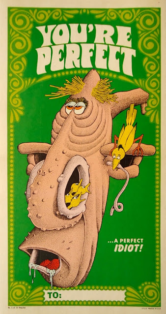 Illustration by Basil Wolverton, cards series