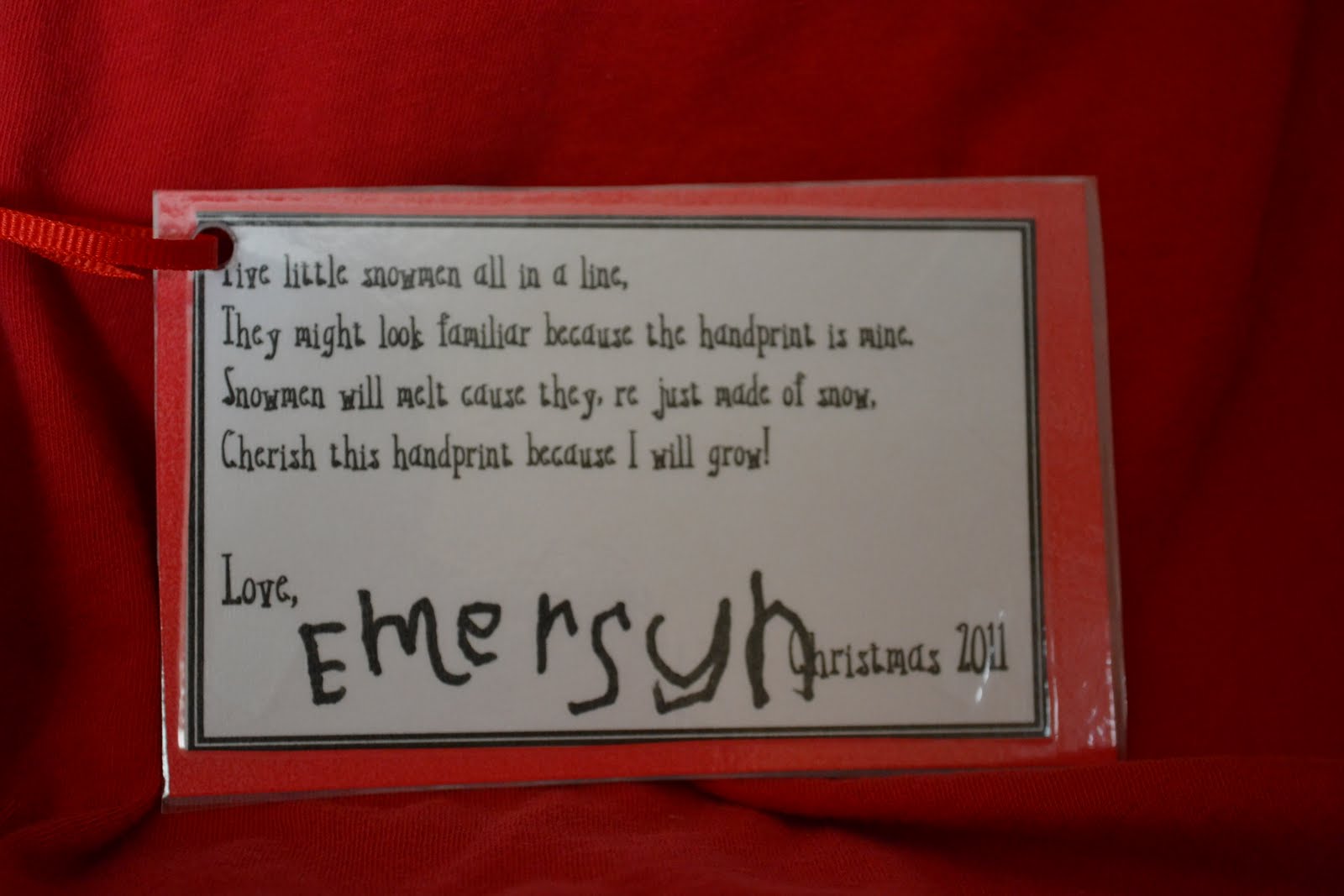 Simply Savvy: Simple Handprint Snowman Keepsake Ornament