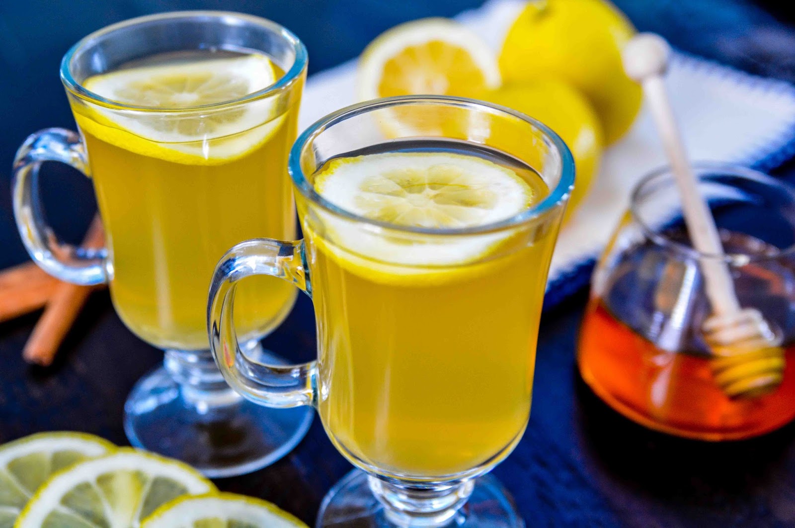 Theresa's Mixed Nuts Warm Honey Brandy Toddy Drink Happy Thoughts