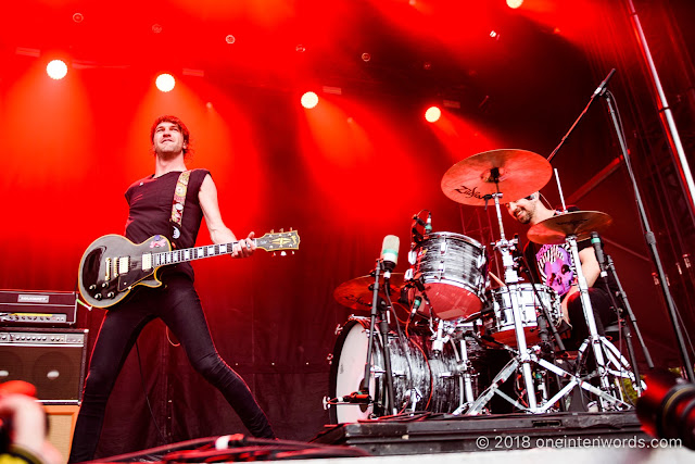 Japandroids on the Garrison Stage at Field Trip 2018 on June 3, 2018 Photo by John Ordean at One In Ten Words oneintenwords.com toronto indie alternative live music blog concert photography pictures photos