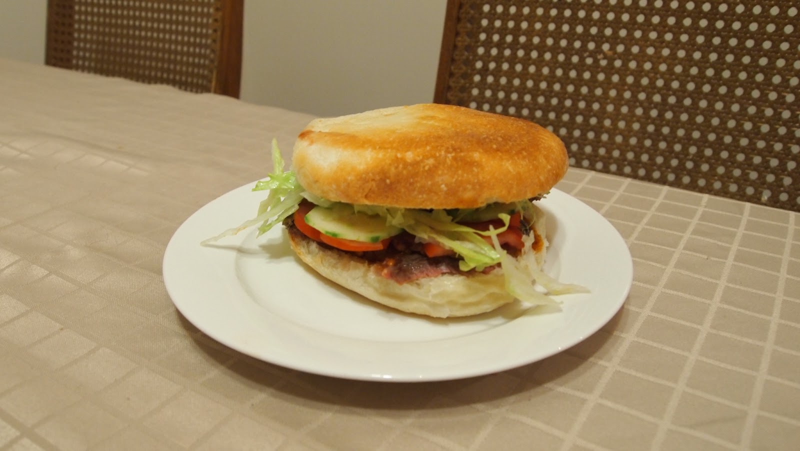 The Bush Gourmand: Flat Hamburger Buns & Vegemite Scrolls